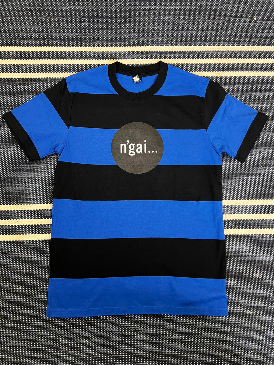 N'GAI...LIMTED EDITION UNISEX WIDE STRIPE TEE