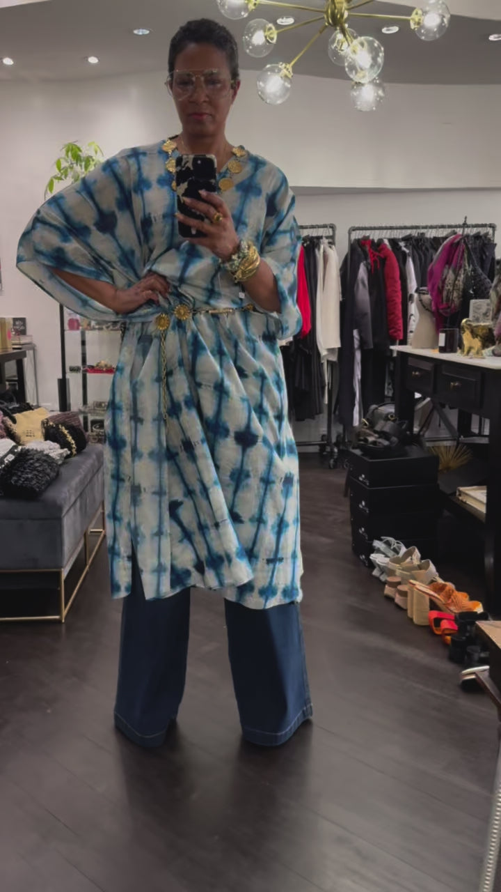CARTER KAFTAN | ECRU CARLESTA | SILK COTTON