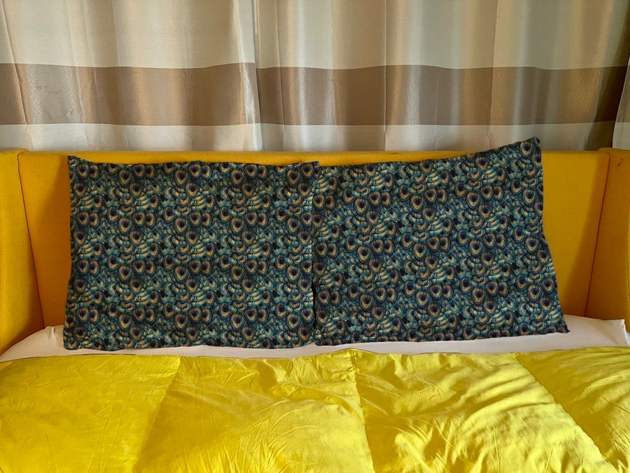 Sweet Dreams | Standard Silk Pillow Case in Peacock Paradise
