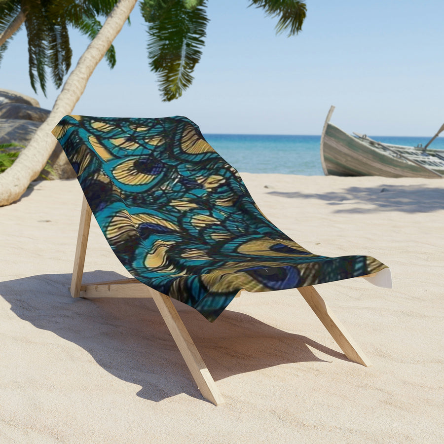 THE PERFECT PEACOCK | Beach Towel