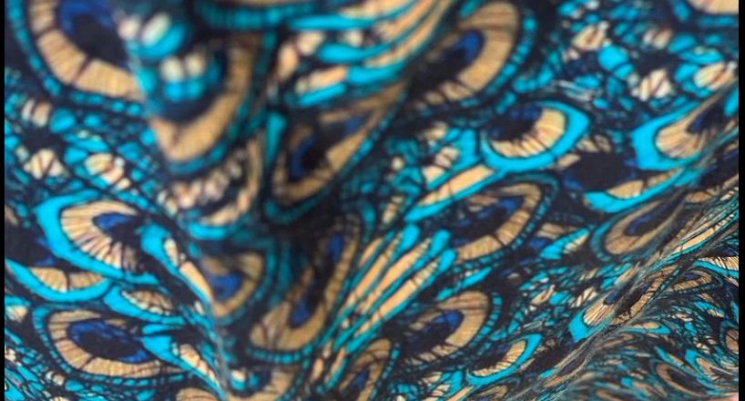 Satin Soft Silk Eye Masks | Peacock Paradise